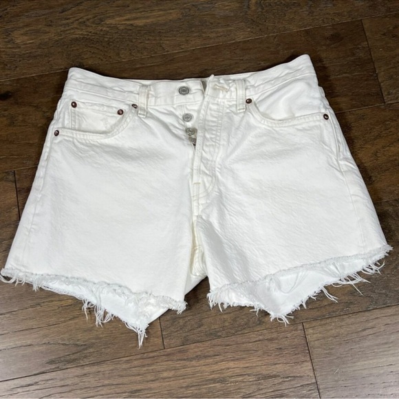 Agolde Pants - AGOLDE Parker Long Short White Sz 27 (US Sz 4)  #A9010-1183 EUC